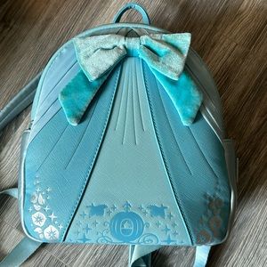Disney Cinderella Loungefly Blue Dress Backpack